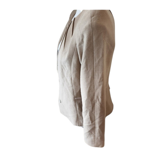 Lafayette 148 wool blazer tan size 8 - Picture 4 of 8